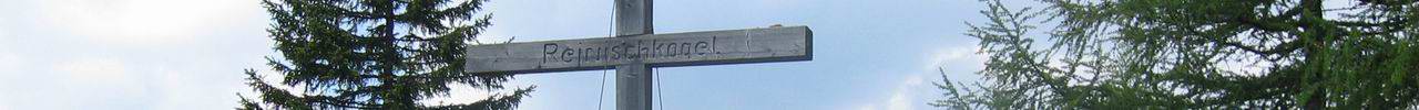 Inschrift am Kreuz des Reinischkogel (1463m).