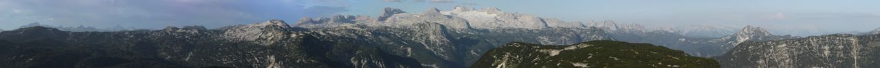 Der Dachstein vom Gipfel aus gesehen. 