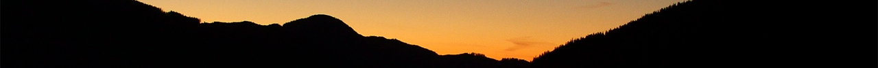 Sonnenaufgang am Prbichl im November 2005